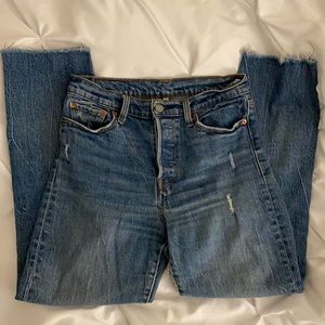 straight leg levi’s jeans